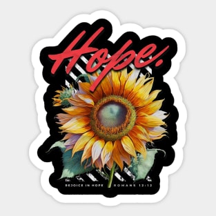 REJOICE IN HOPE Sticker